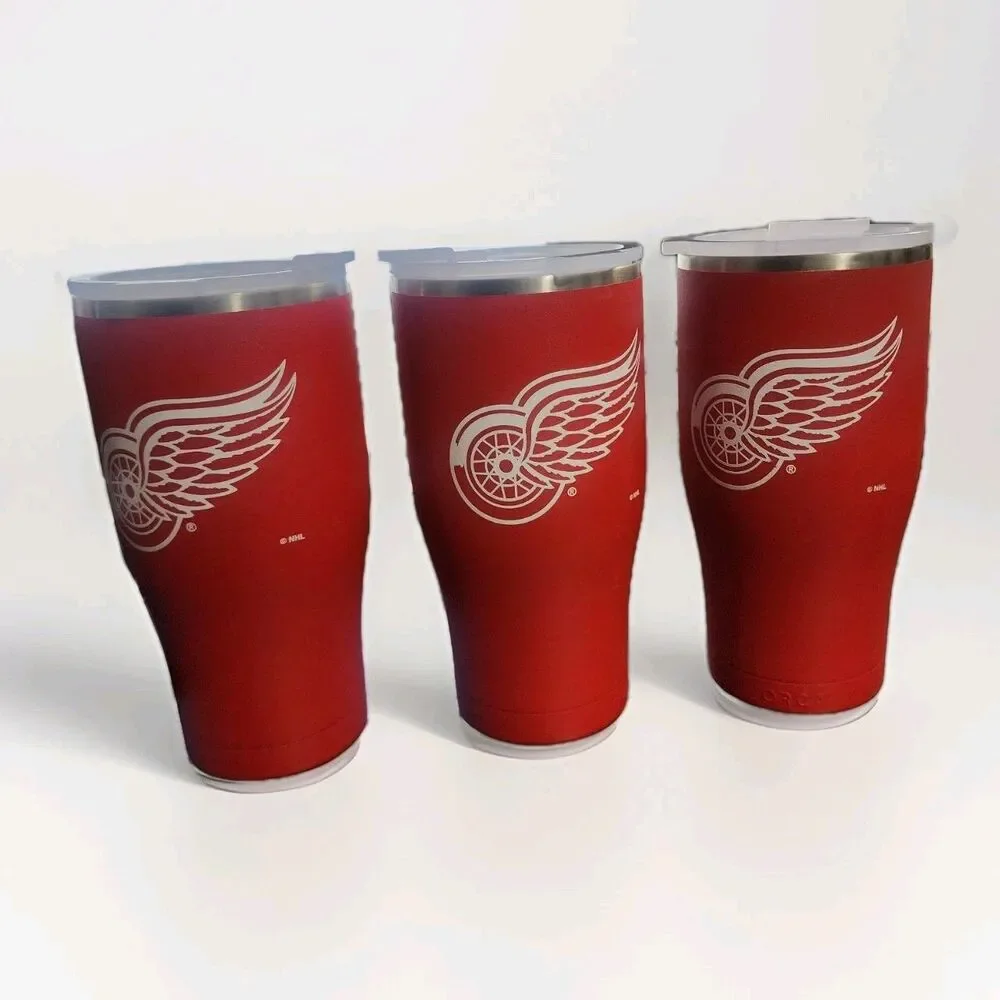 Detroit Red Wings NHL ORCA 27oz. Chaser Tumbler Rambler with Lid Red